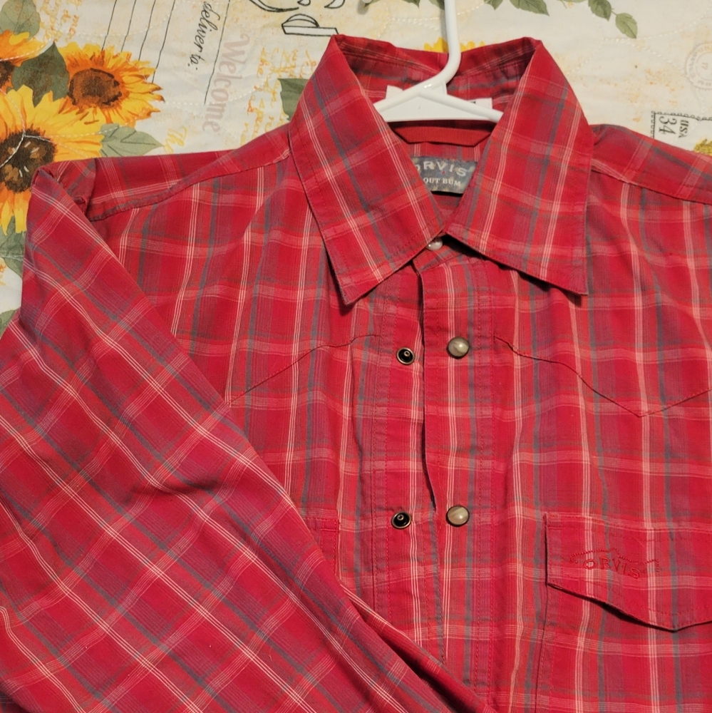 Two Orvis Troutbum Shirts Size M
